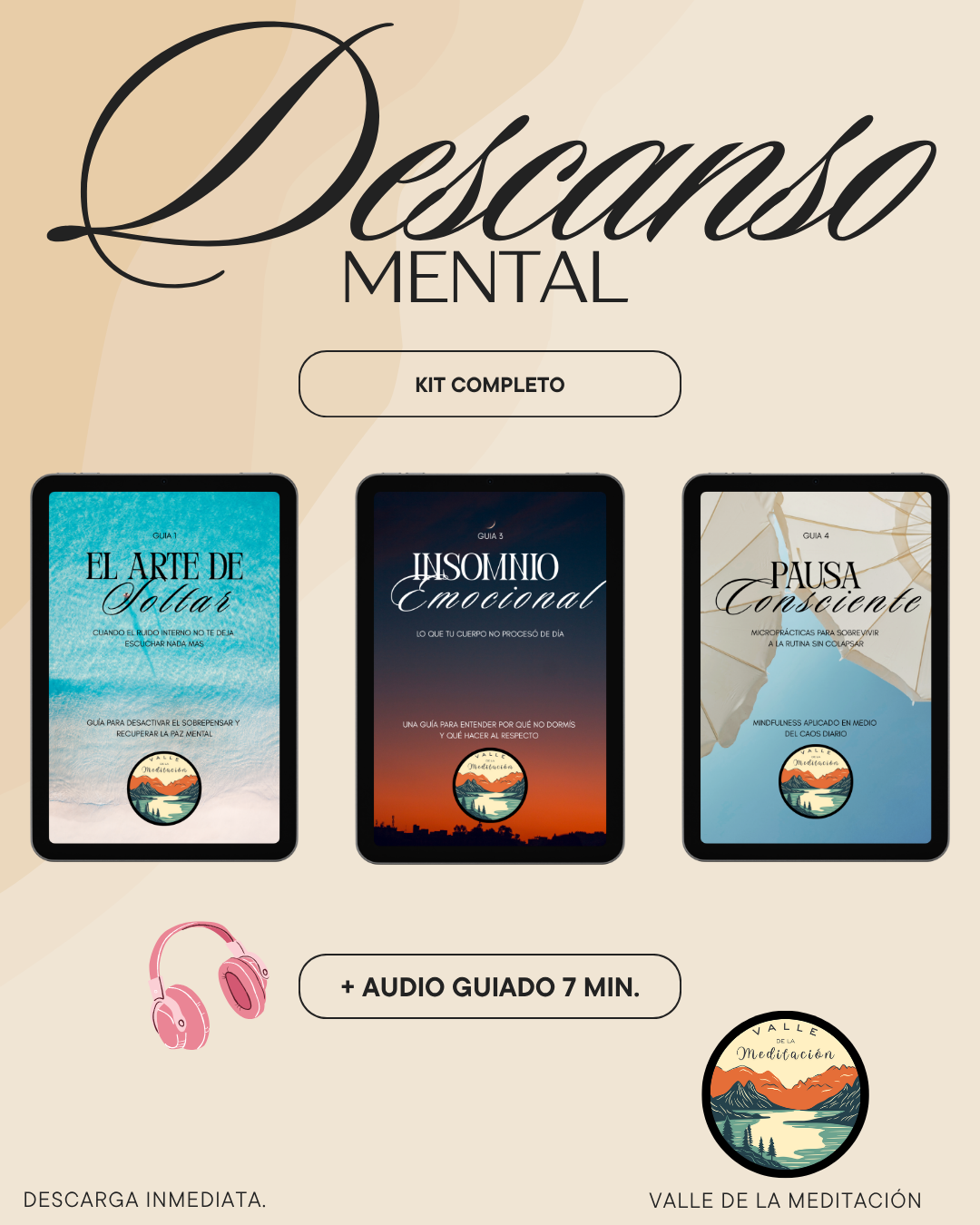 DESCANSO MENTAL, pausas, sueño y soltar. 🌙